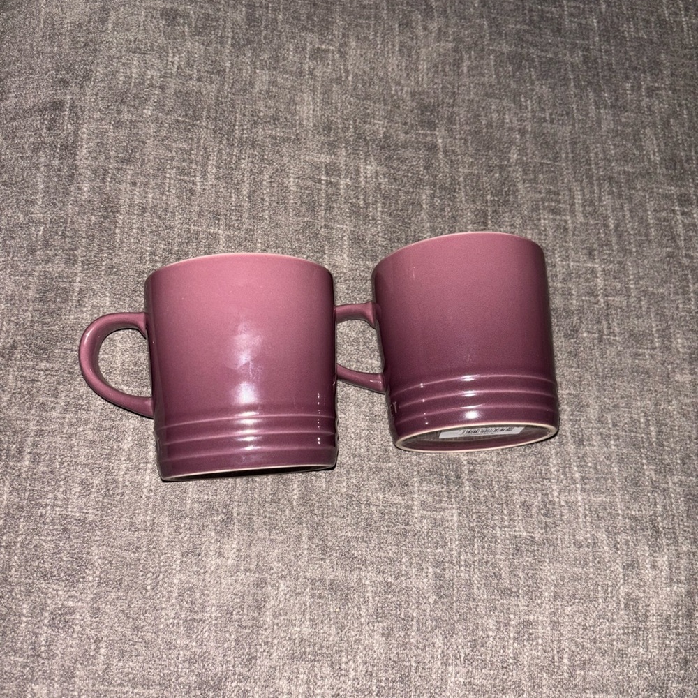 Le Creuset Fig Coffee mugs HTF